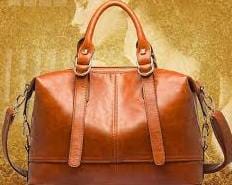  leather handbag